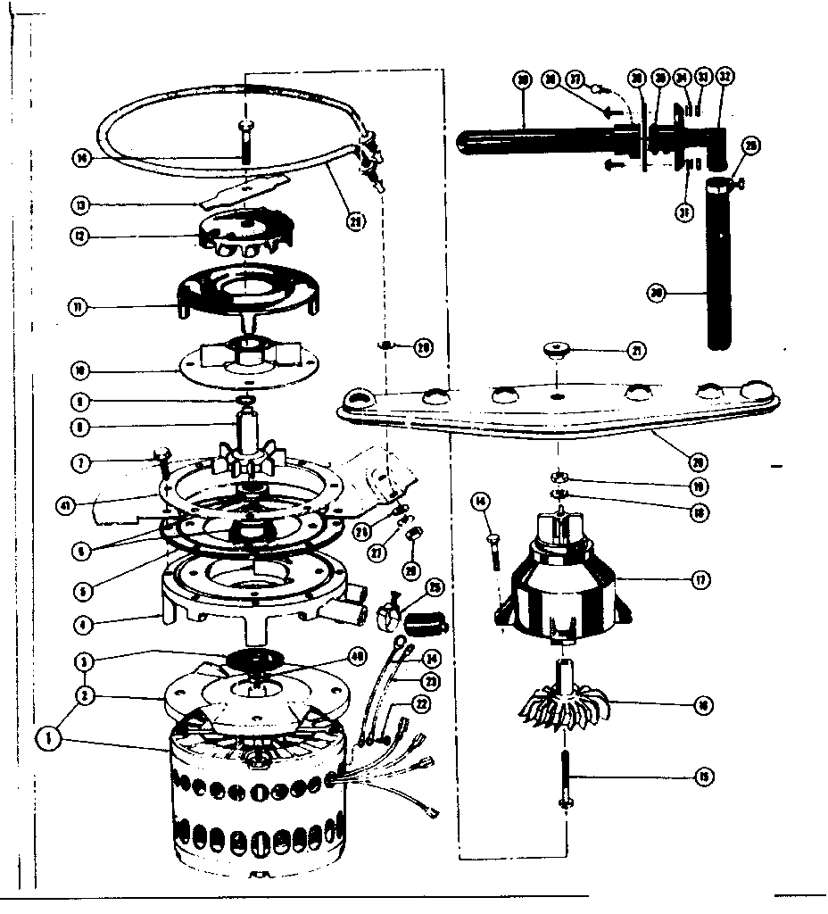 MOTOR, HEATER, AND IMPELLER DETAILS