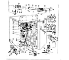 Kenmore 58765760 rear cabinet/controls diagram