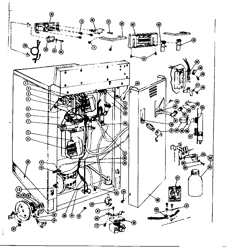 REAR CABINET/CONTROLS