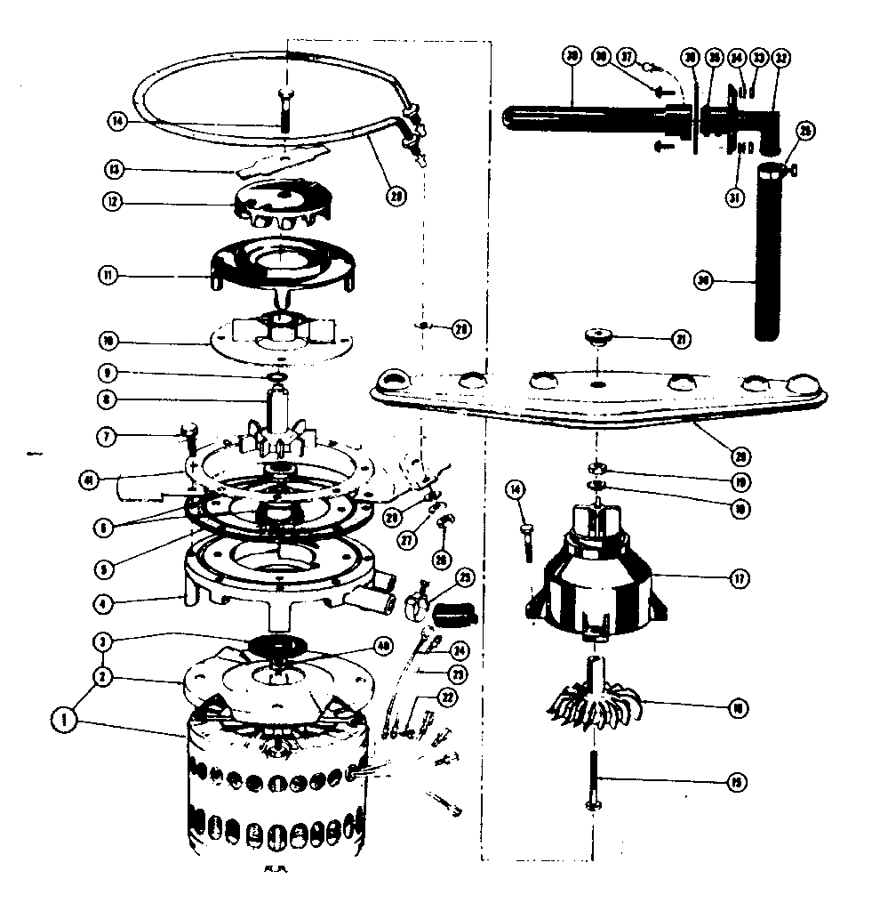 MOTOR, HEATER, AND IMPELLER DETAILS
