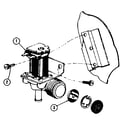 Kenmore 58765760 water inlet valve assembly diagram