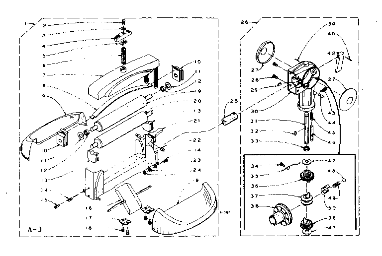 Wringer and wringer gear case assembly