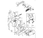 Kenmore 1106217502 machine sub-assembly diagram