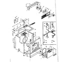 Kenmore 1106217503 machine sub-assembly diagram