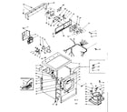Kenmore 1106218430 machine sub-assembly diagram
