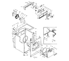 Kenmore 1106218431 machine sub-assembly diagram