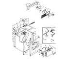 Kenmore 1106218503 machine sub-assembly diagram