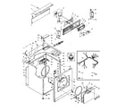 Kenmore 1106208704 machine sub-assembly diagram
