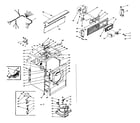 Kenmore 1106208700 machine sub-assembly diagram