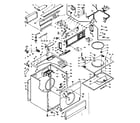 Kenmore 1106207804 machine sub-assembly diagram