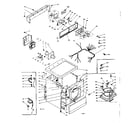 Kenmore 1106217430 machine sub-assembly diagram
