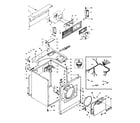 Kenmore 1106208742 machine sub-assembly diagram