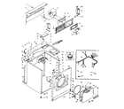 Kenmore 1106208741 machine sub-assembly diagram