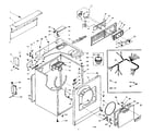 Kenmore 1106208705 machine sub-assembly diagram