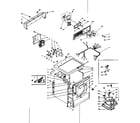 Kenmore 1106208501 machine sub-assembly diagram