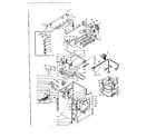 Kenmore 1106118801 machine sub-assembly diagram
