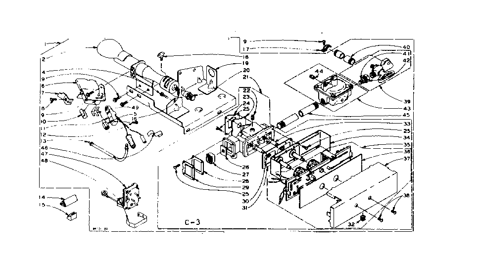 Dole burner assembly