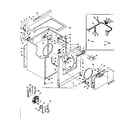 Kenmore 1106208431 machine sub-assembly diagram