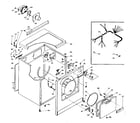 Kenmore 1106208433 machine sub-assembly diagram