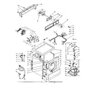 Kenmore 1106207400 machine sub-assembly diagram