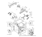 Kenmore 1106207401 machine sub-assembly diagram