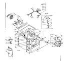 Kenmore 1106207420 machine sub-assembly diagram