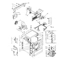 Kenmore 1106207501 machine sub-assembly diagram