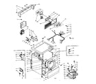 Kenmore 1106207502 machine sub-assembly diagram