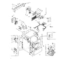 Kenmore 1106207511 machine sub-assembly diagram