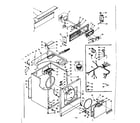 Kenmore 1106207704 machine sub-assembly diagram