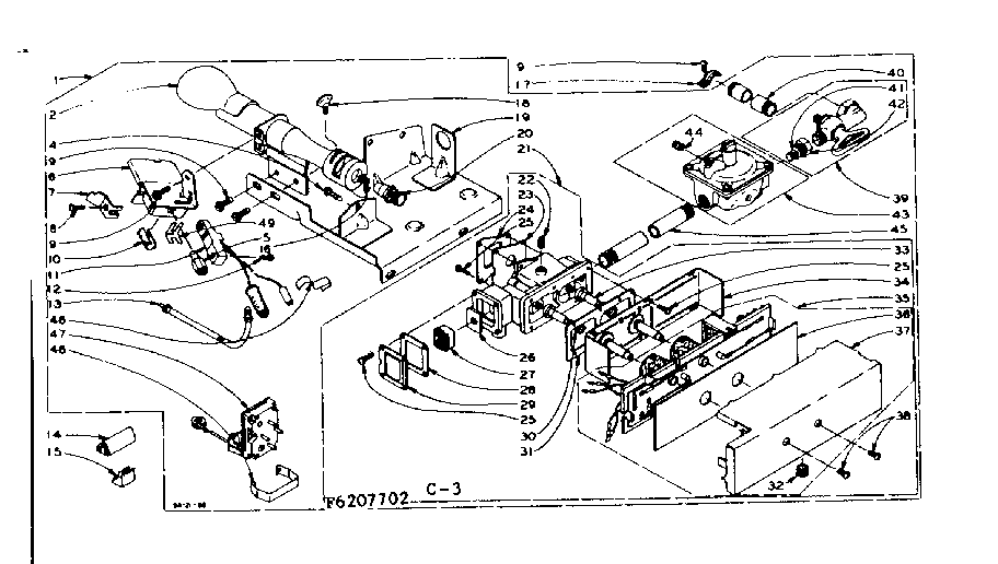 Dole burner assembly