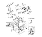 Kenmore 1106118721 machine sub-assembly diagram