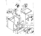 Kenmore 1106118235 machine sub-assembly diagram