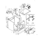 Kenmore 1106118254 machine sub-assembly diagram