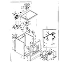 Kenmore 1106118243 machine sub assembly diagram