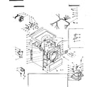Kenmore 1106207430 machine sub-assembly diagram