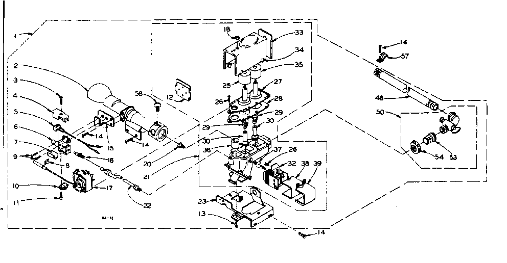 White rodgers burner assembly