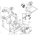 Kenmore 1106118242 machine sub-assembly diagram