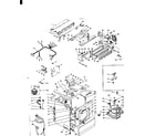 Kenmore 1106117821 machine sub-assembly diagram