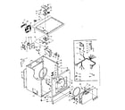 Kenmore 1106117221 machine sub-assembly diagram