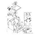 Kenmore 1106117241 machine sub assembly diagram