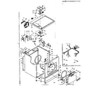 Kenmore 1106118211 machine sub-assembly diagram