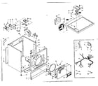 Kenmore 1106117255 machine sub-assembly diagram