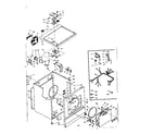 Kenmore 1106117230 machine sub-assembly diagram