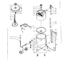 Kenmore 1106202310 machine sub-assembly diagram