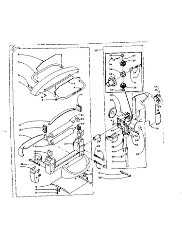 Wringer and wringer gear case assembly