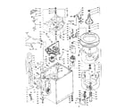 Kenmore 1106205550 mechine sub assembly diagram