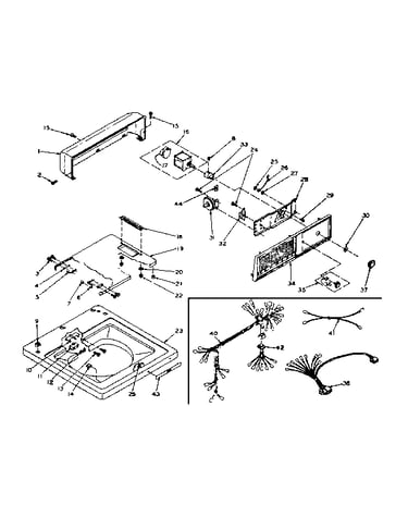 Top and console assembly