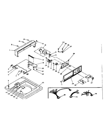Top and console assembly