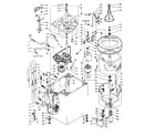 Kenmore 1106205601 machine sub-assembly diagram